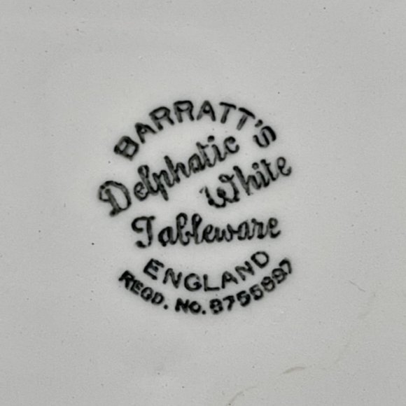 Barratt’s Delphatic White (BTT3) Dinner Plate - Picture 4 of 5
